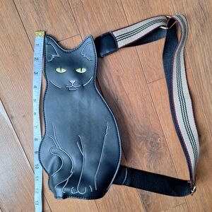 Black Cat-Shaped Cross Body Bag
